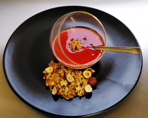 Panna cotta au caramel